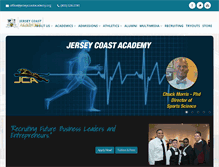Tablet Screenshot of jerseycoastacademy.org